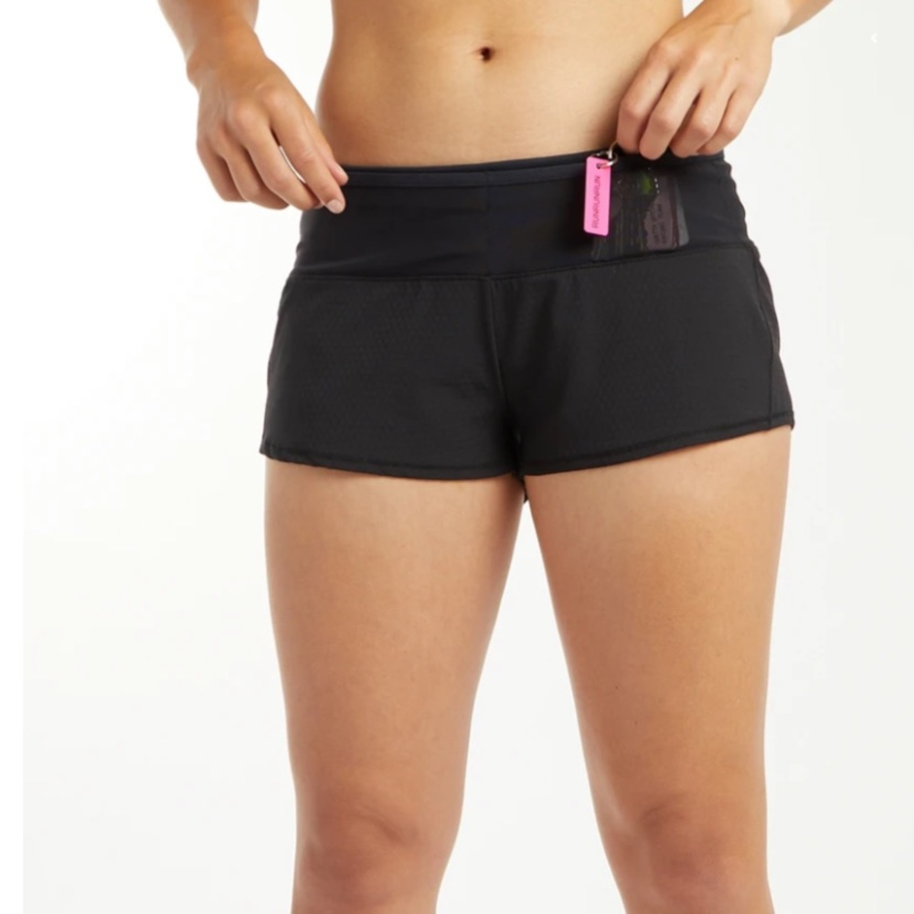 Oiselle black roga shorts